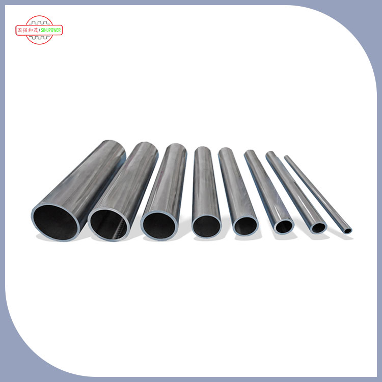 Tube en aluminium de condensateur en forme de D de précision